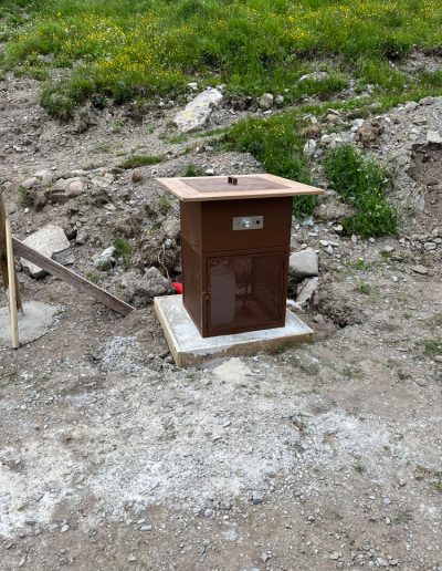 Brasero électrique dans le Var