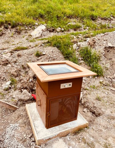 Brasero électrique dans le Var