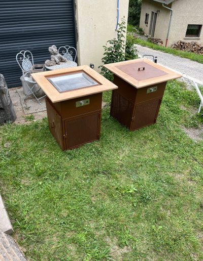 Brasero électrique dans le Var