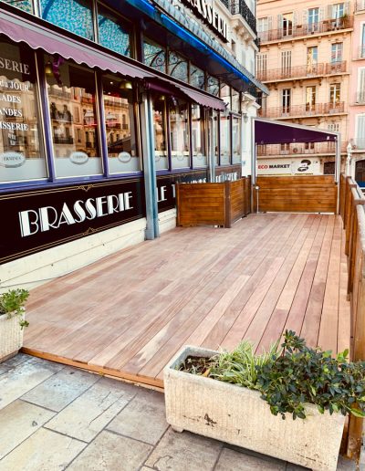 Terrasse en bois à Toulon
